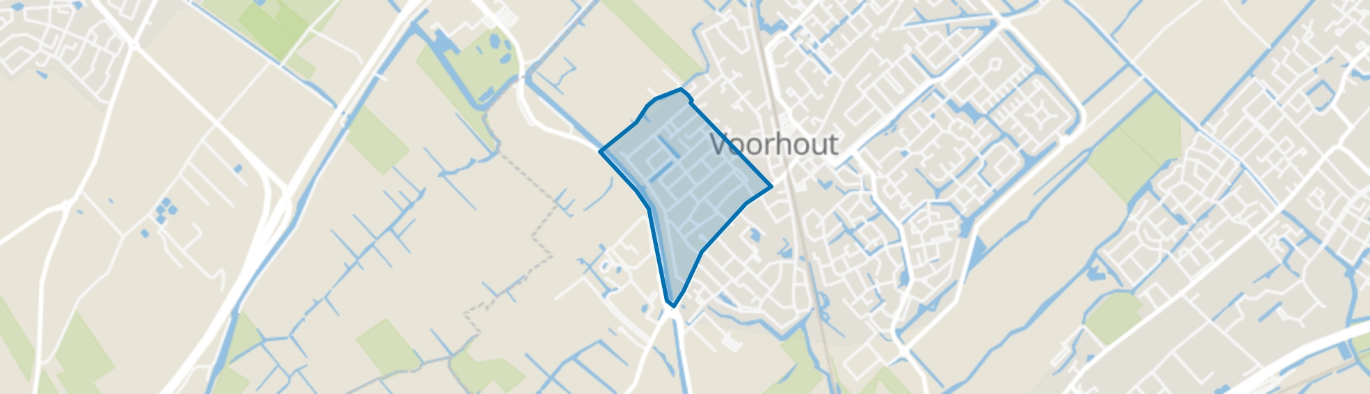 De Knip, Voorhout map