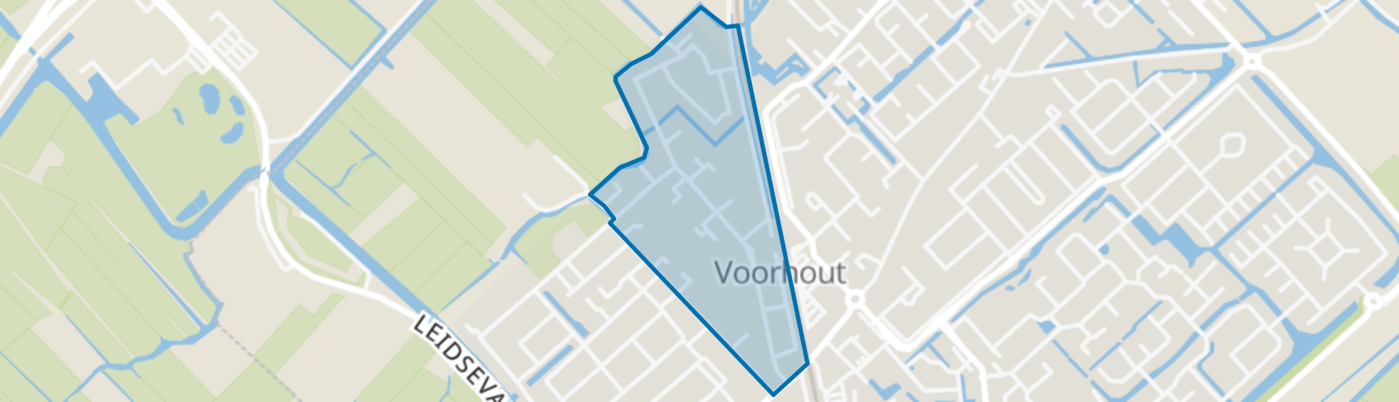 De Rodes, Voorhout map