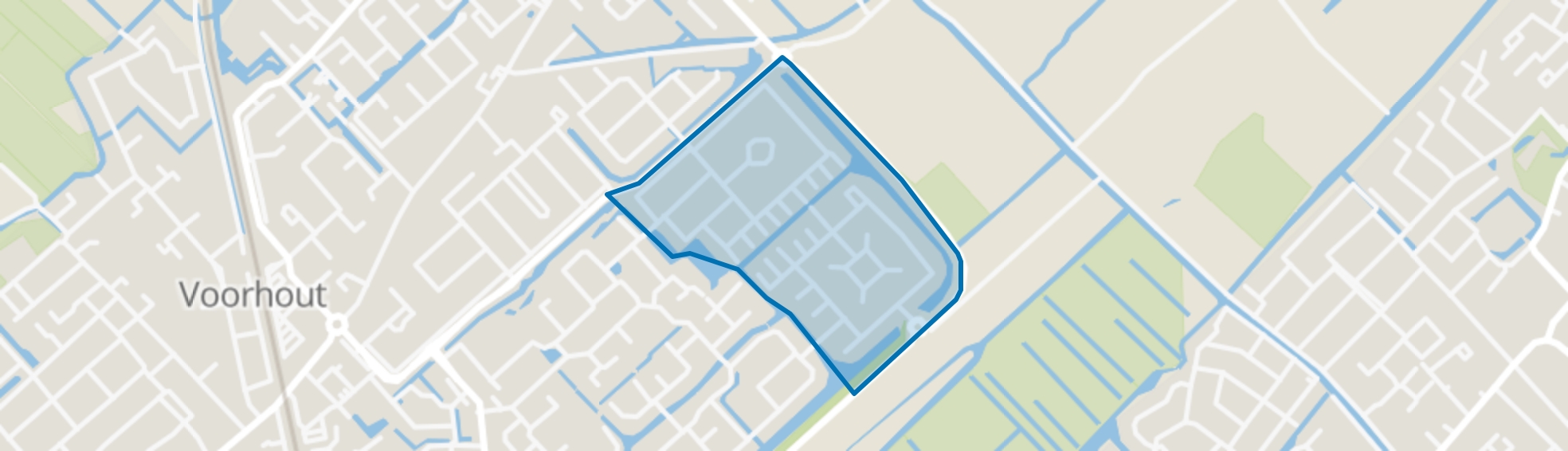 Vissenbuurt, Voorhout map