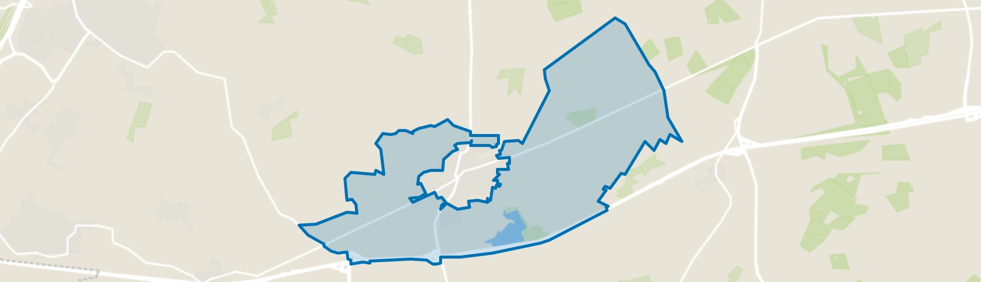 Buitengebied Voorthuizen, Voorthuizen map