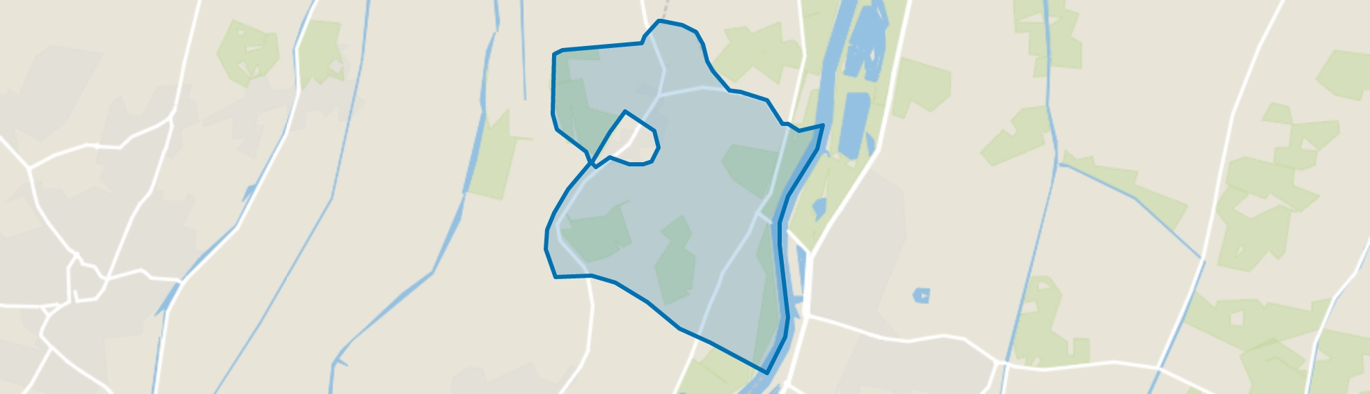 Verspreide huizen Vorchten, Vorchten map