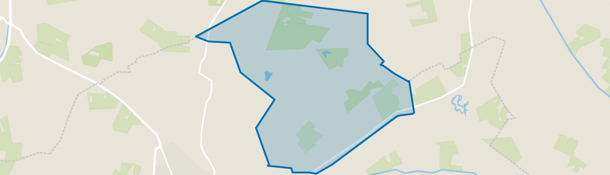 Verspreide huizen Grote Veld, Vorden map