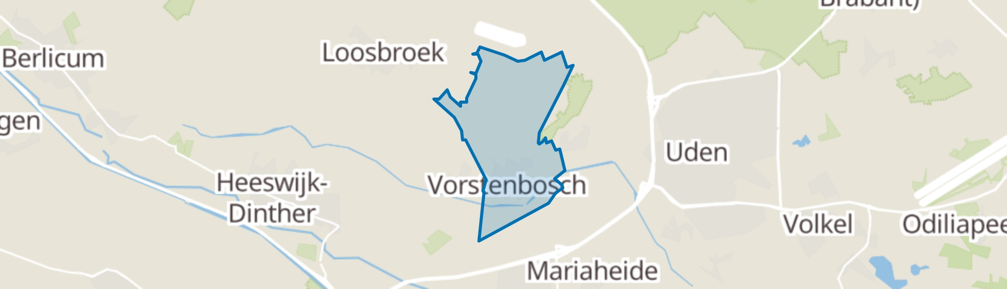 Vorstenbosch map