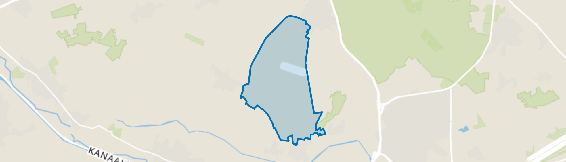 Groote Heide, Vorstenbosch map