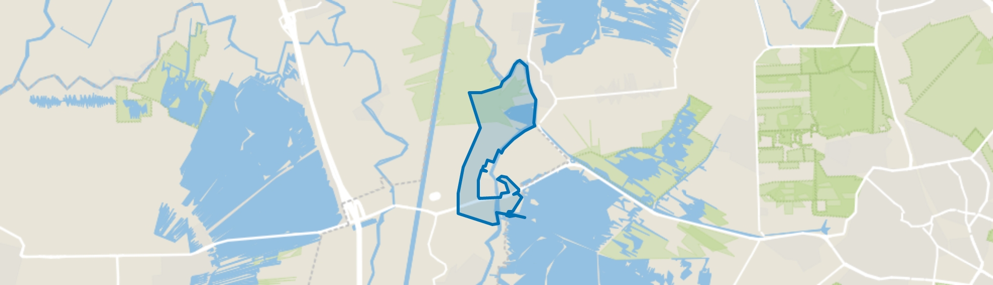 Hoeker Polder, Vreeland map