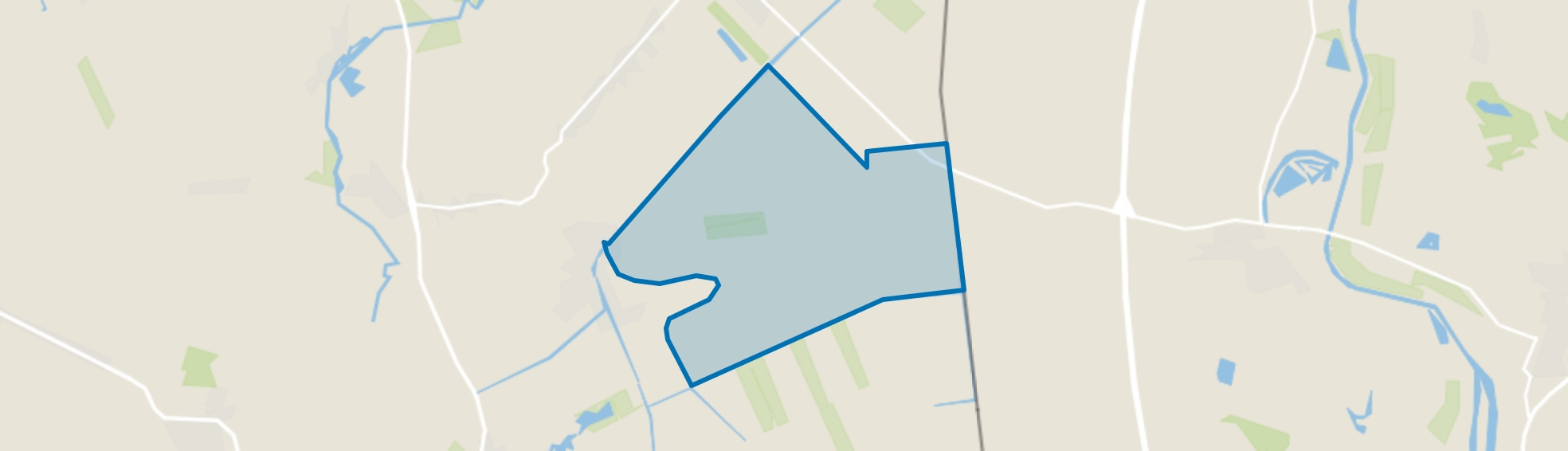 Verspreide huizen Veelerveen, Vriescheloo map