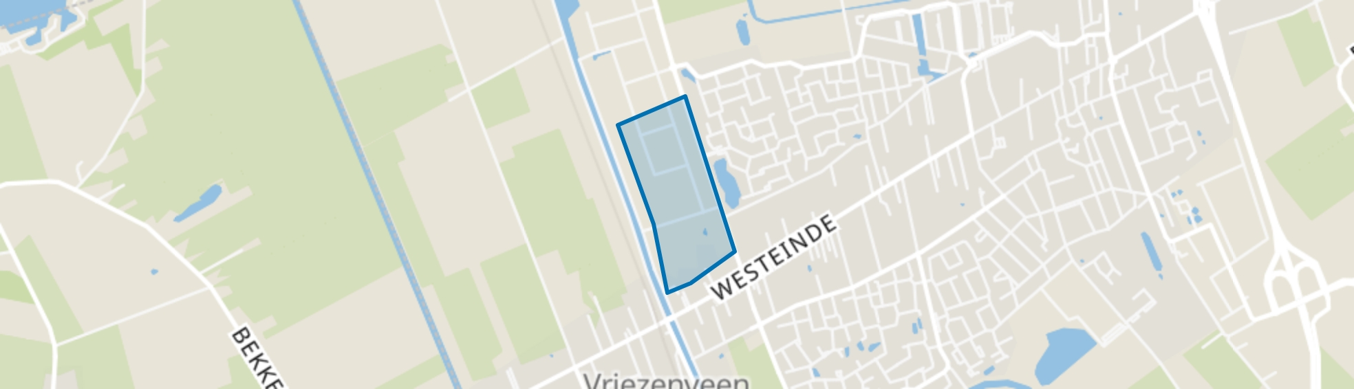 Industrieterrein Vriezenveen-West, Vriezenveen map