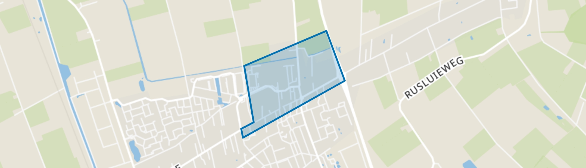 Midden, Vriezenveen map