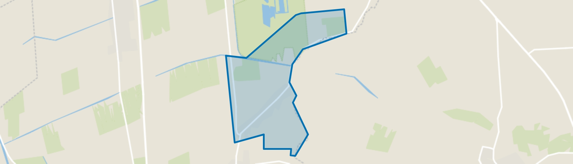 Verspreide huizen De Pollen, Vriezenveen map