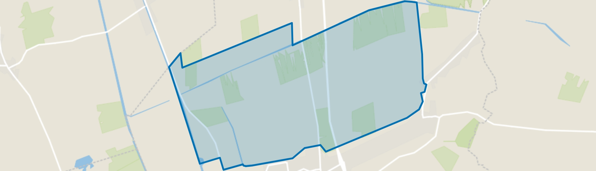 Verspreide huizen Vriezenveen-Noord, Vriezenveen map