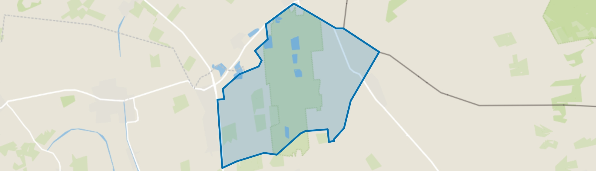 Verspreide huizen Westerhaar-Vriezenveensewijk-Oost, Vriezenveen map