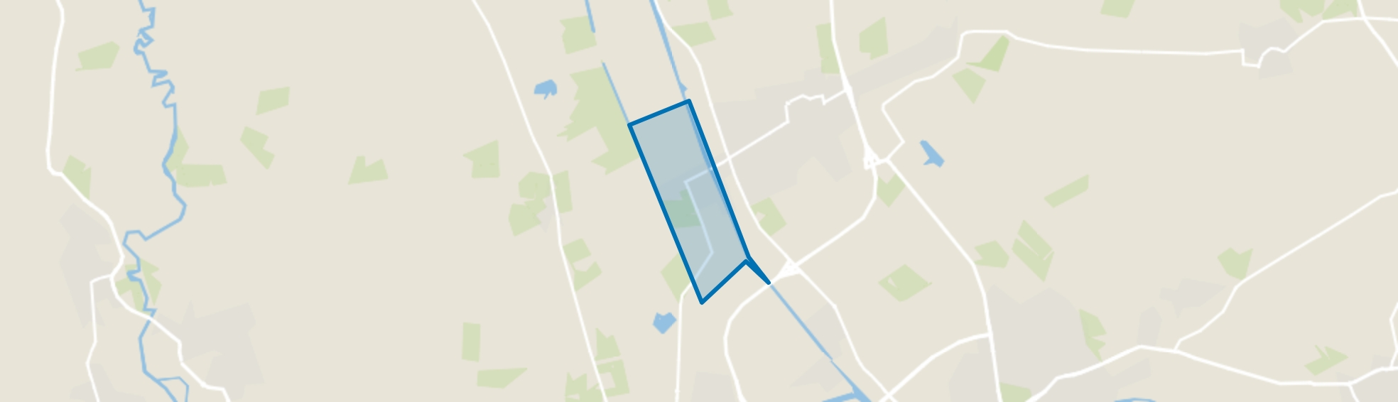 West ten westen Kanaal, Vriezenveen map