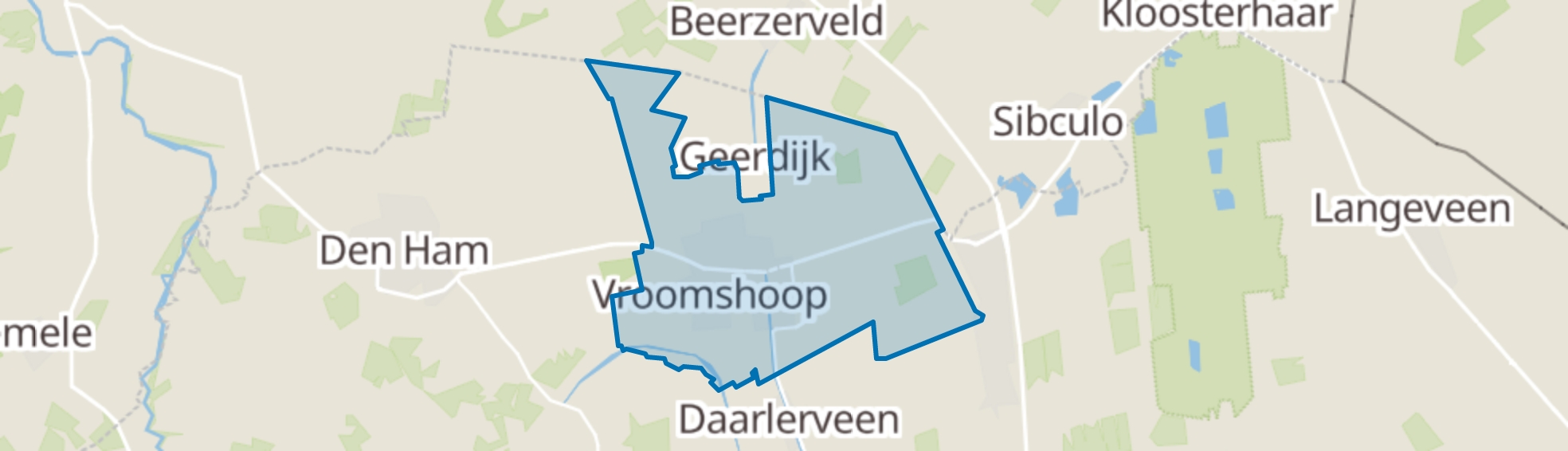 Vroomshoop map