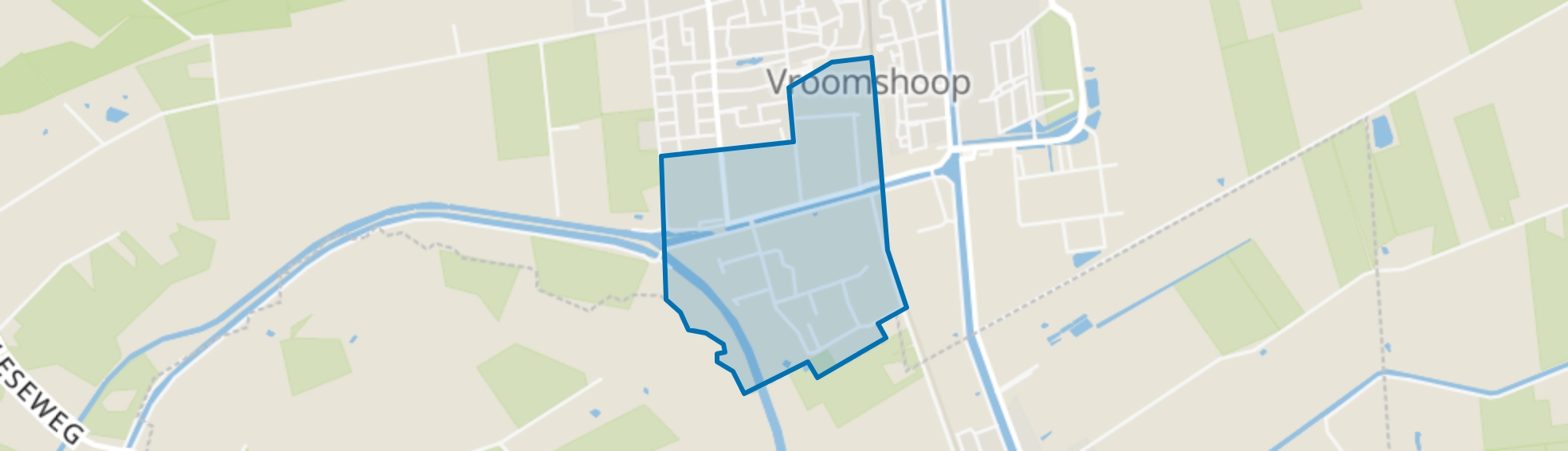 Vroomshoop Industrieterein, Vroomshoop map