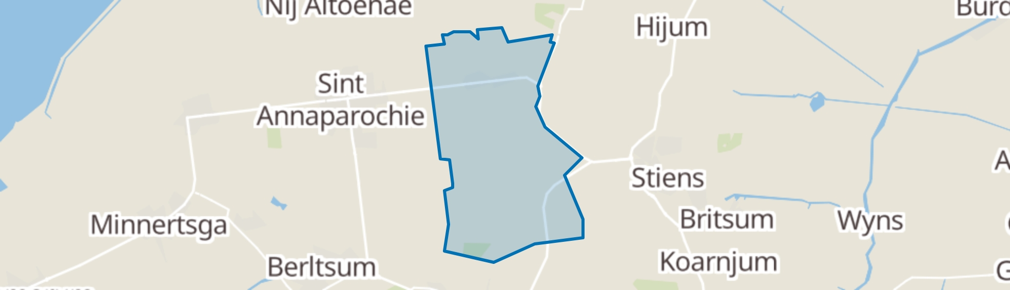 Vrouwenparochie map