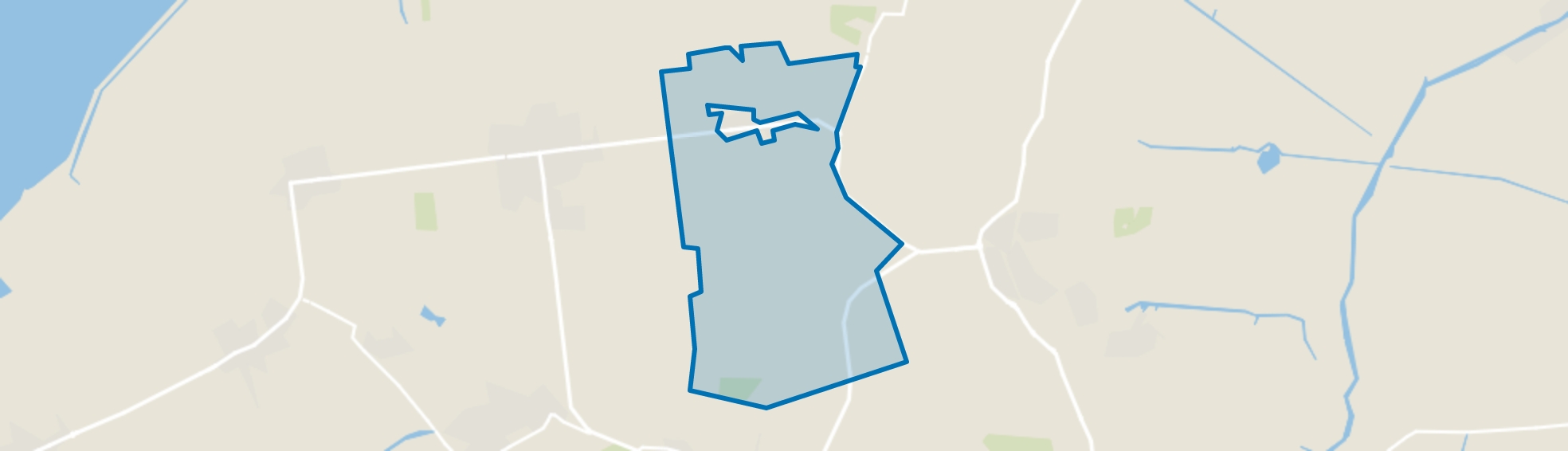 Buitengebied Vrouwenparochie, Vrouwenparochie map