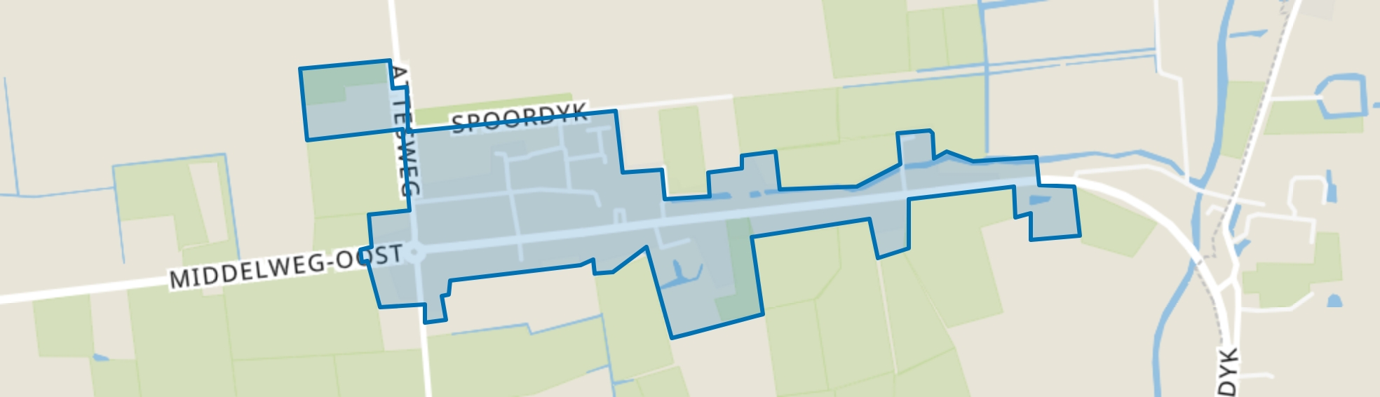 Vrouwenparochie, Vrouwenparochie map