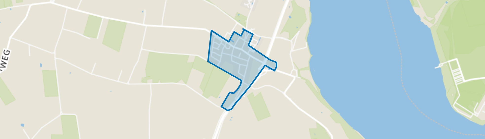 Vrouwenpolder, Vrouwenpolder map
