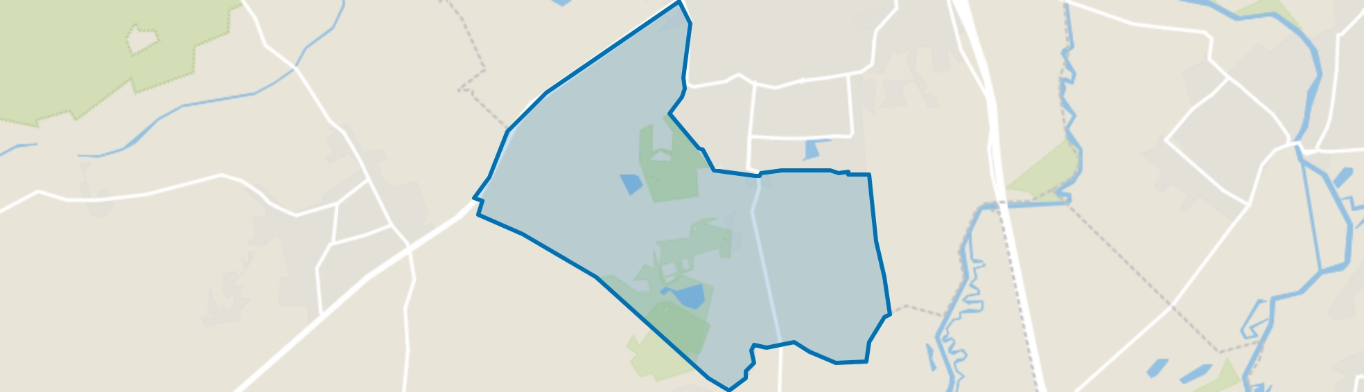 Bergenshuizen, Vught map