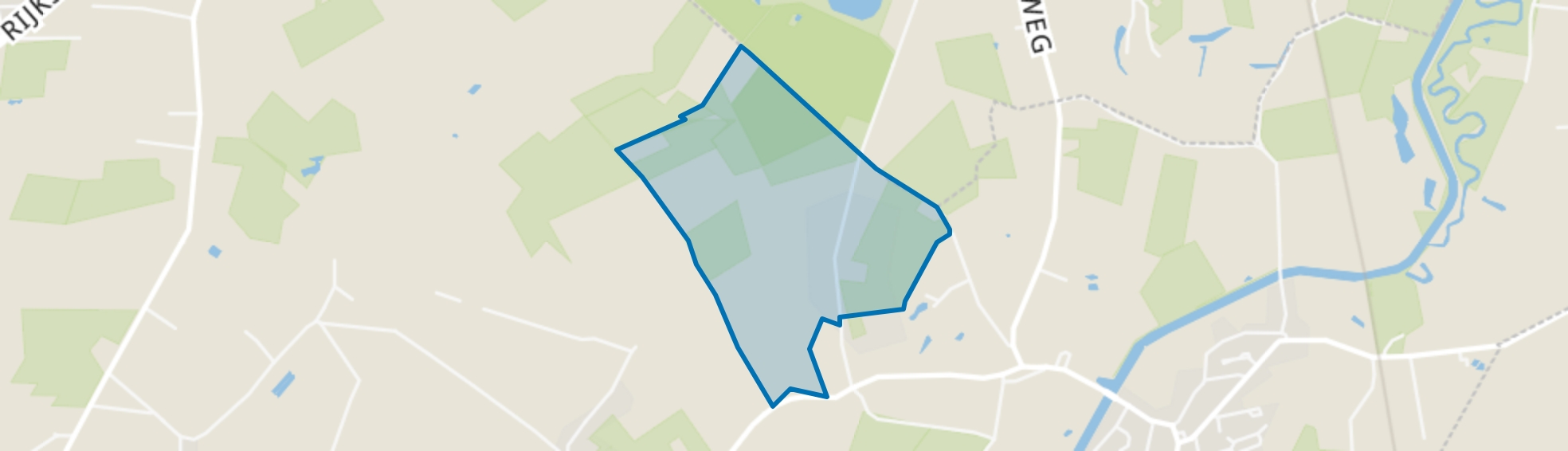 Verspr huizen Schorvert en omgeving, Vught map