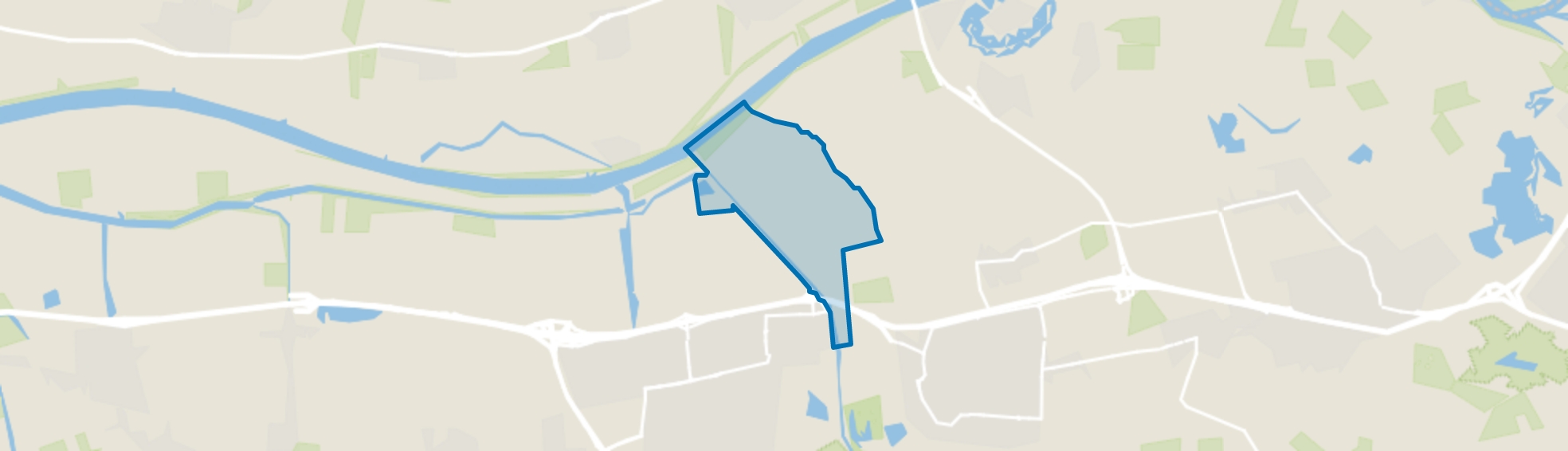 Buitengebied Waalwijk Noord, Waalwijk map