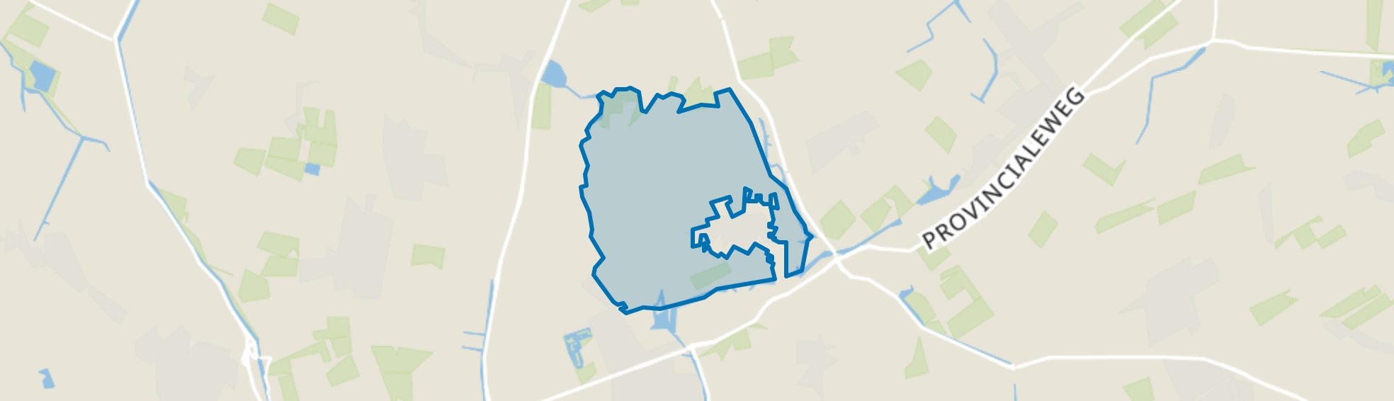 Buitengebied Waarland, Waarland map