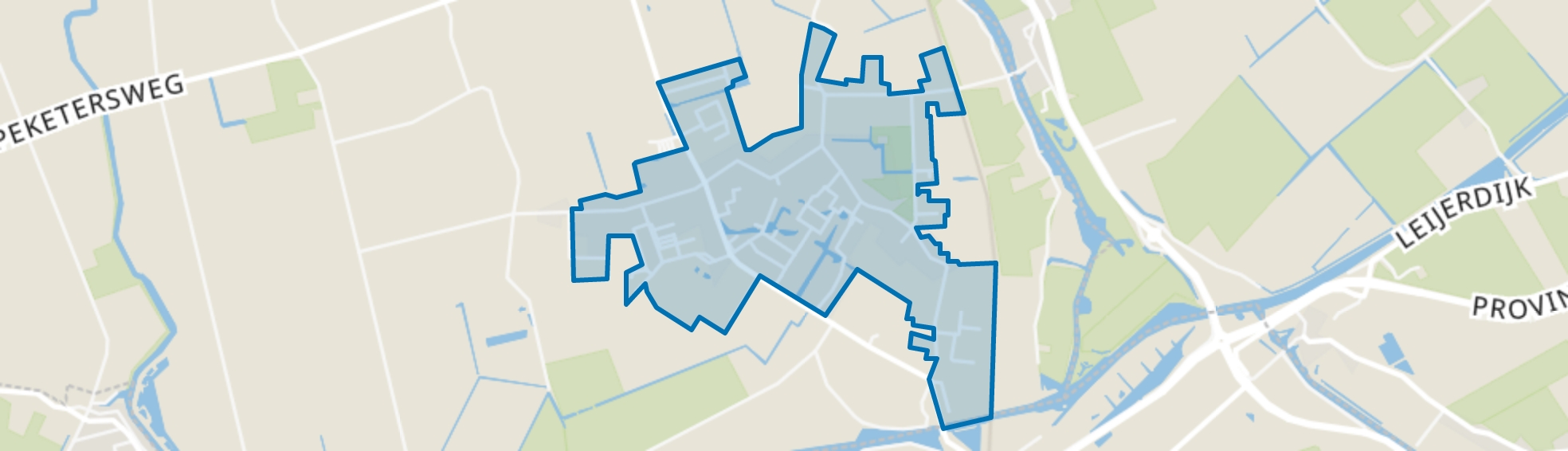 Waarland (woonkern), Waarland map