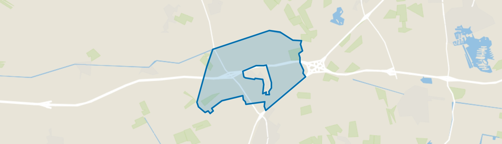 Verspreide huizen Wachtum, Wachtum map