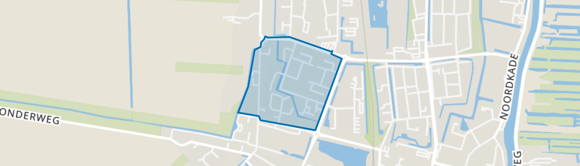 Groenswaard 1, Waddinxveen map