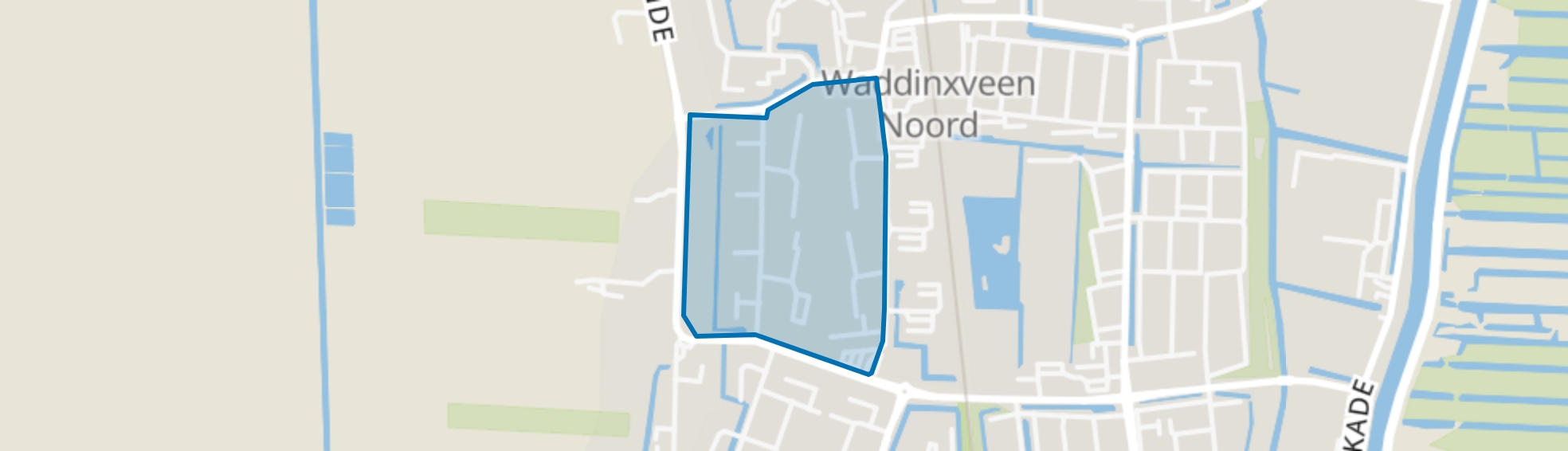 Groenswaard 2, Waddinxveen map