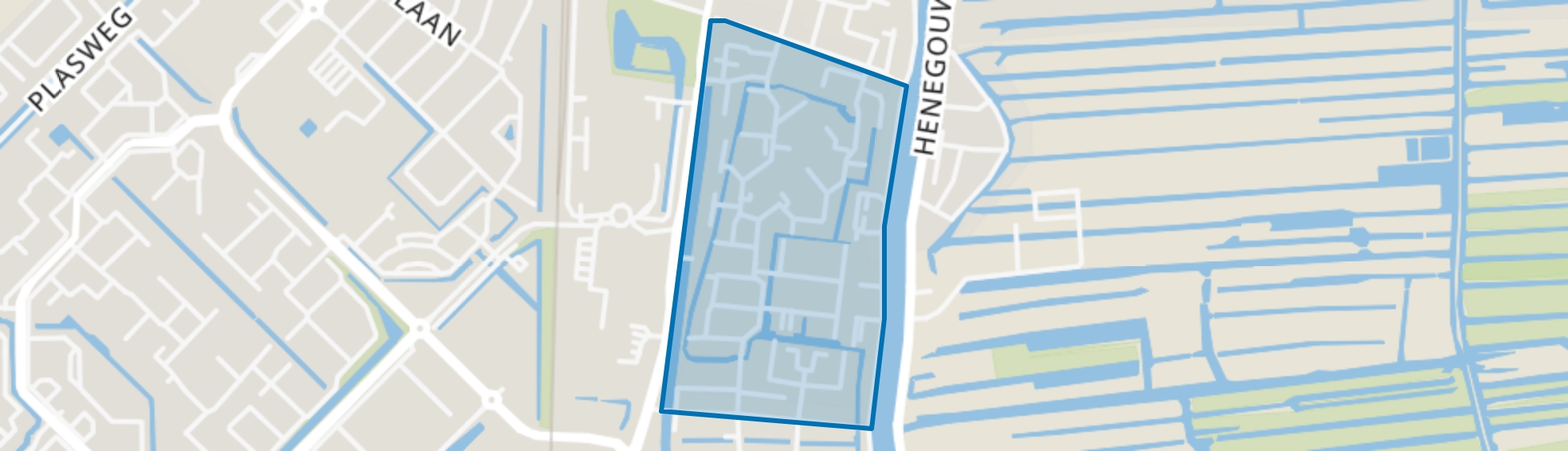 Oostpolderwijk, Waddinxveen map