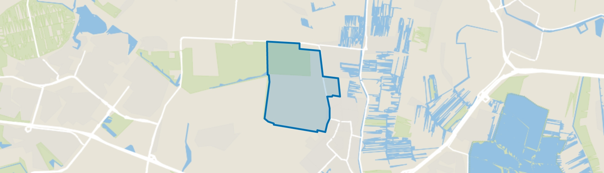 West 1, Waddinxveen map