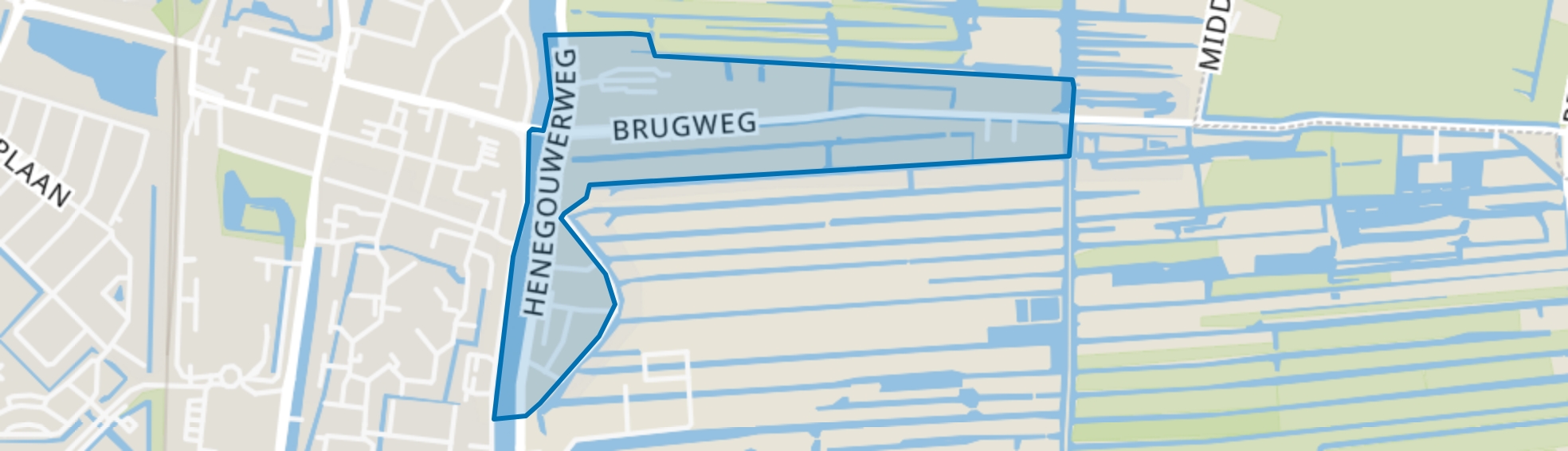 Zeeheldenbuurt, Waddinxveen map