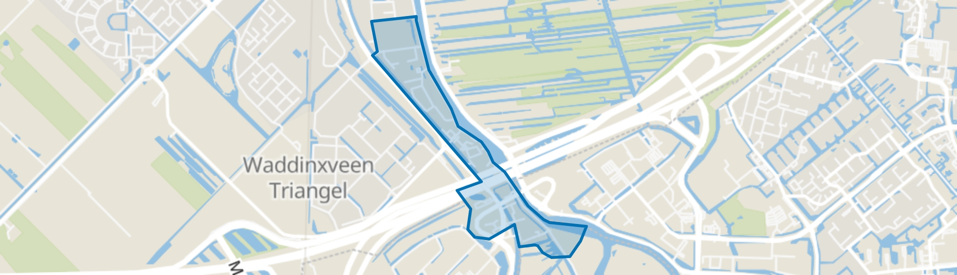 Zuid, Waddinxveen map
