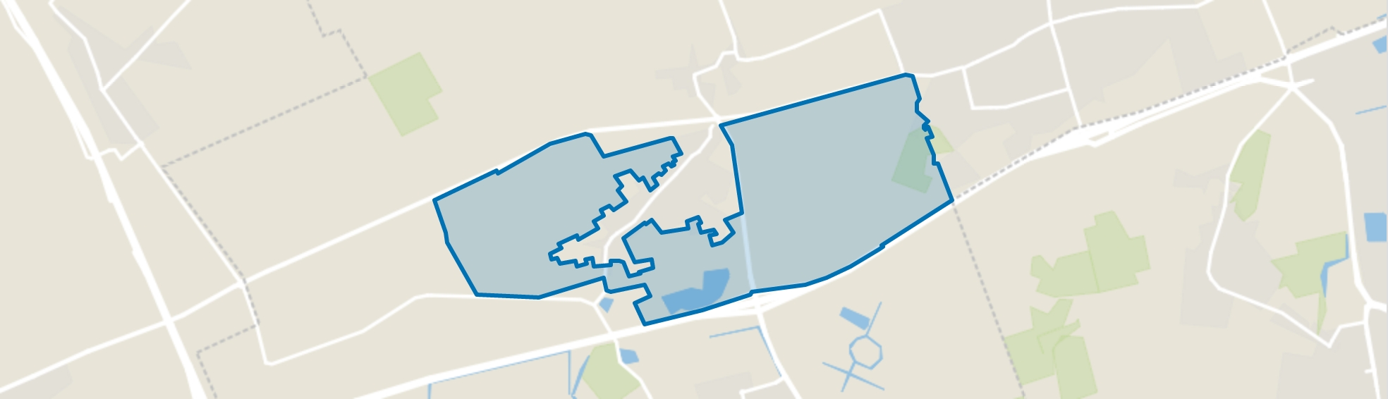 Verspreide huizen Wagenberg, Wagenberg map