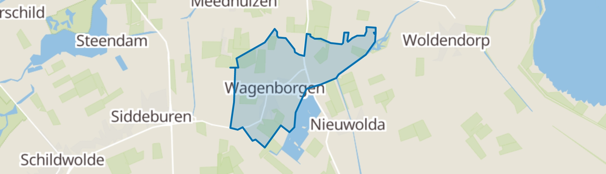Wagenborgen map