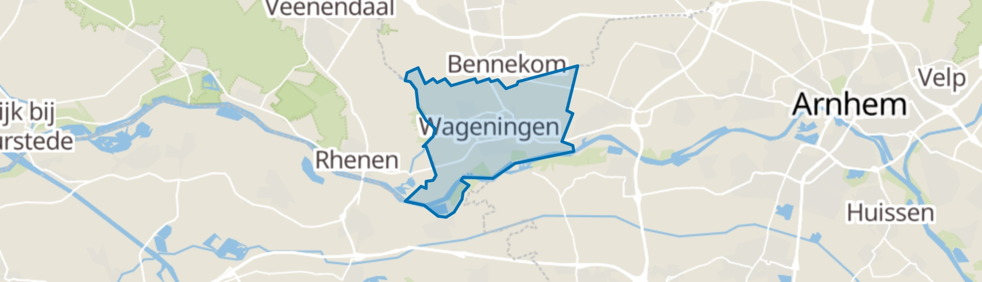 Wageningen map