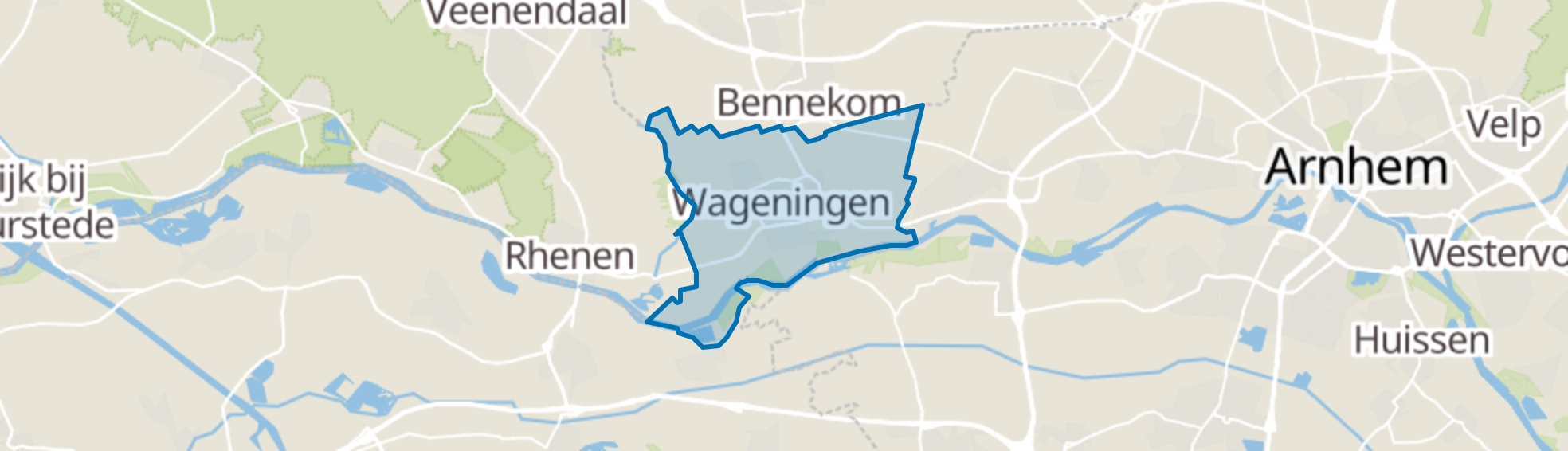 Wageningen map