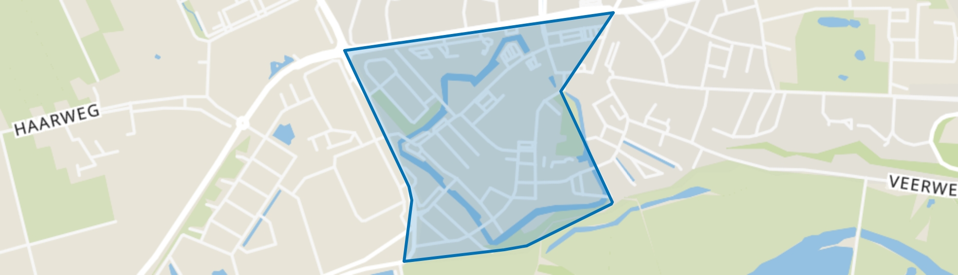 Binnenstad, Wageningen map