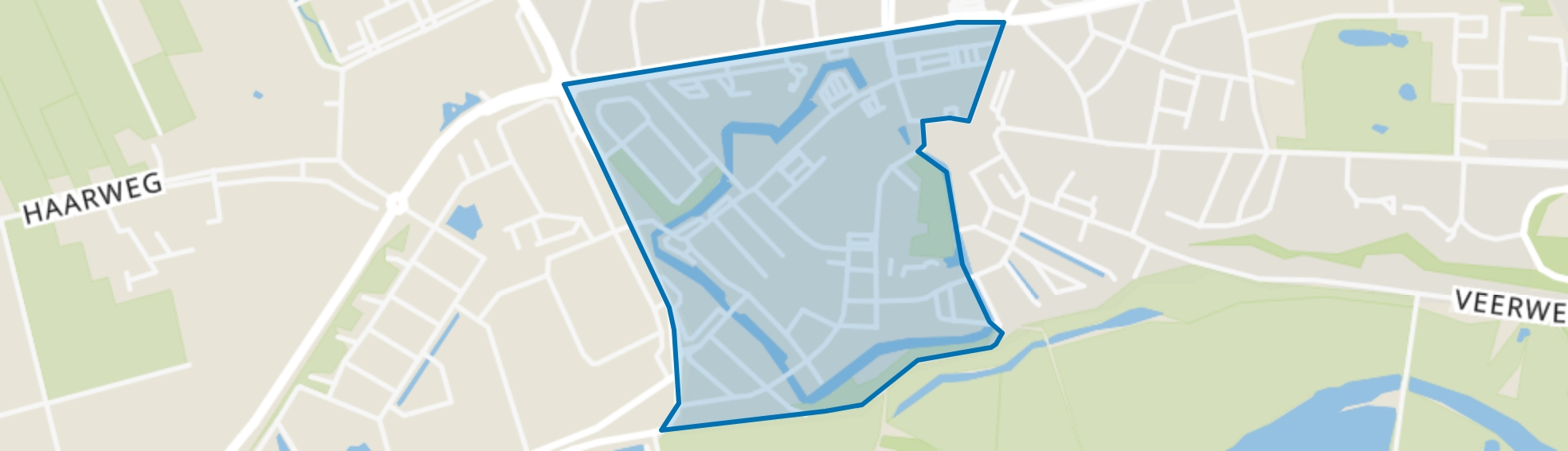 Binnenstad, Wageningen map