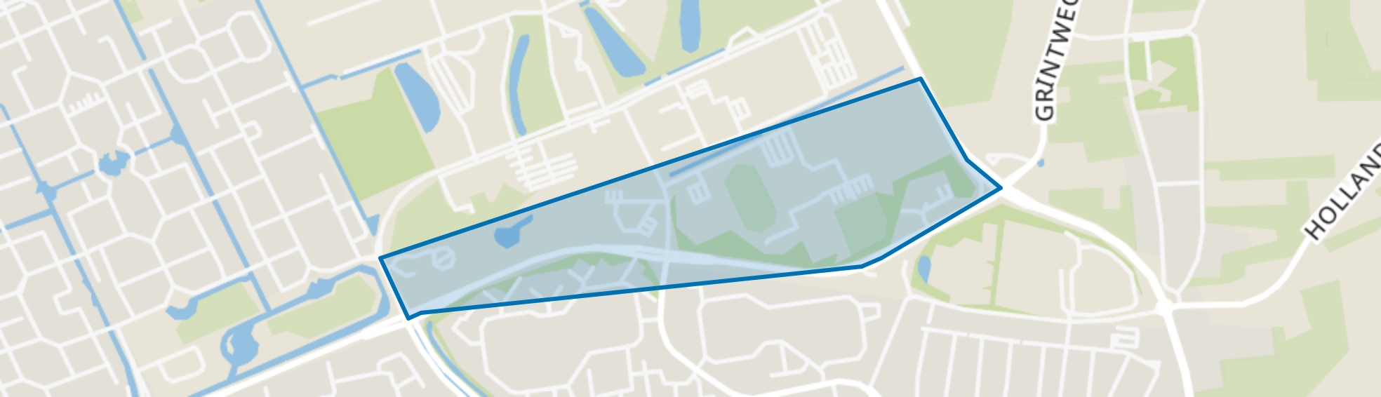 De Blauwe Bergen en de Bongerd, Wageningen map