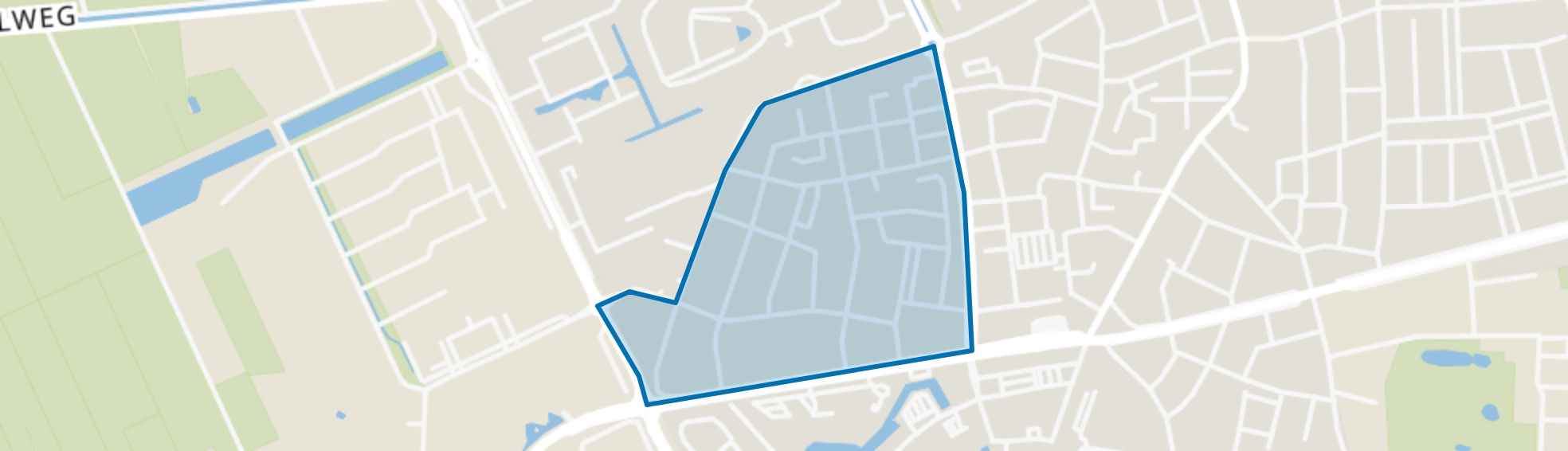 De Buurt-West, Wageningen map