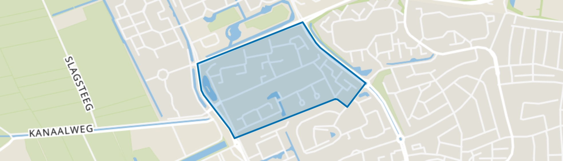 De Weiden, Wageningen map