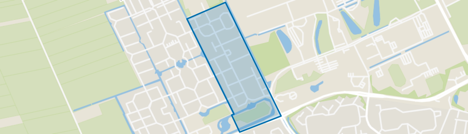 Mondriaanbuurt, Wageningen map