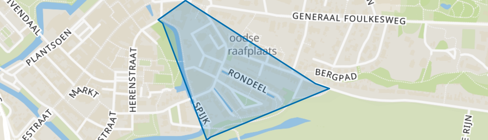 Rustenburg, Wageningen map