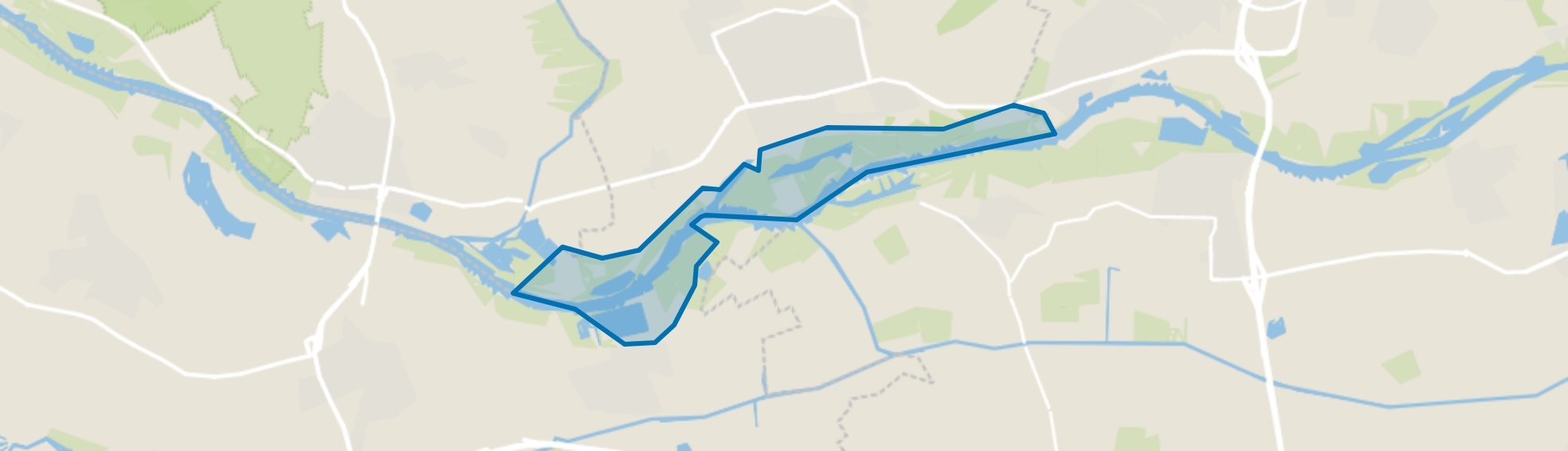 Uiterwaarden, Wageningen map