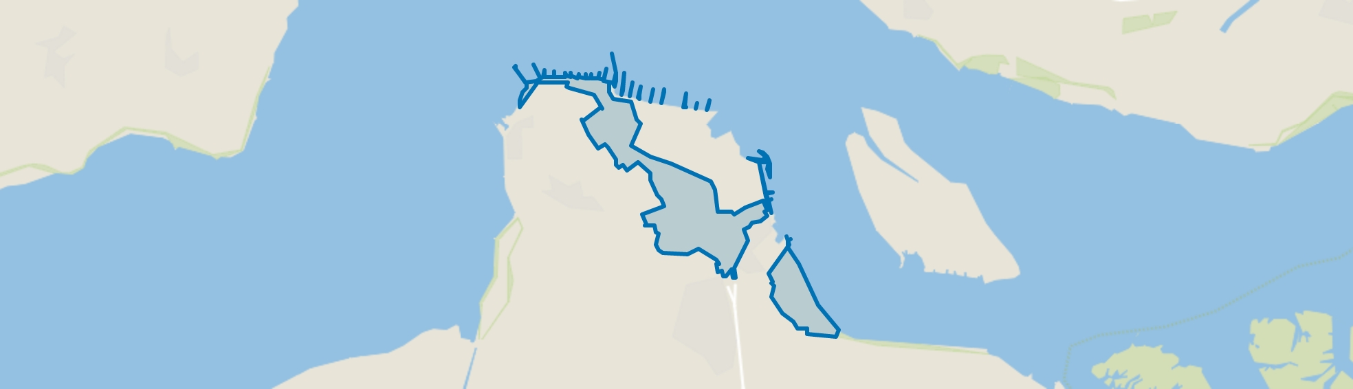 Buitengebied Walsoorden, Walsoorden map