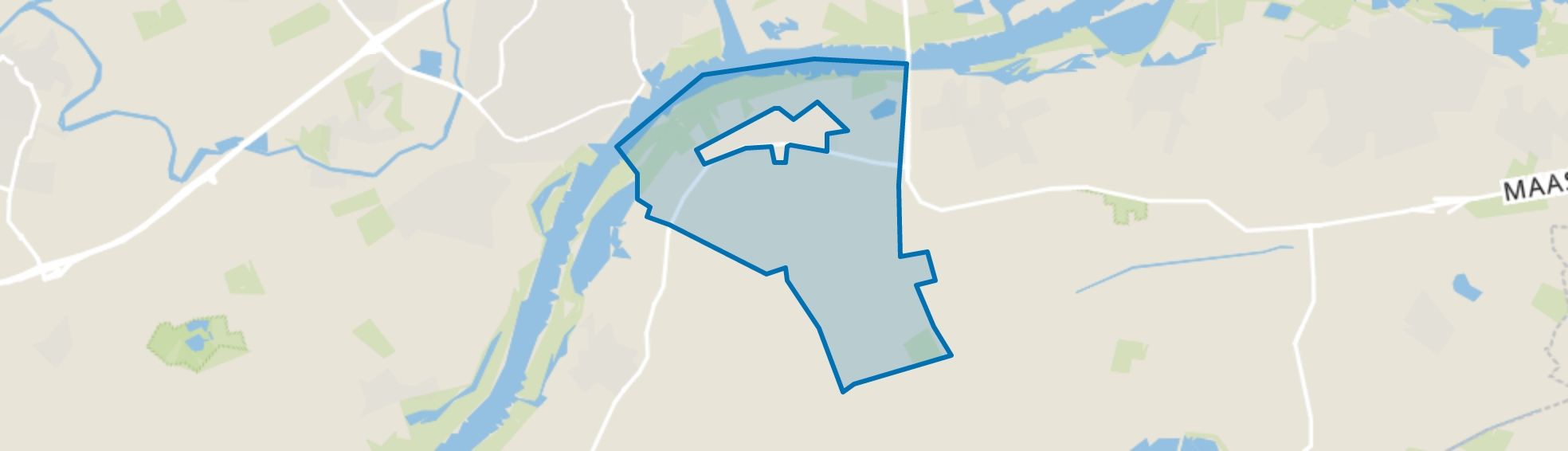 Buitengebied Wamel, Wamel map