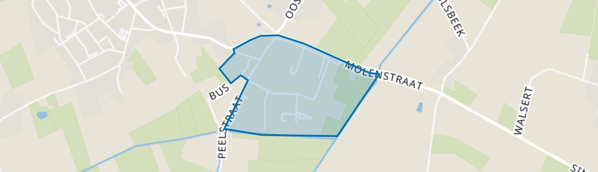 Bedrijventerrein Molenveld, Wanroij map
