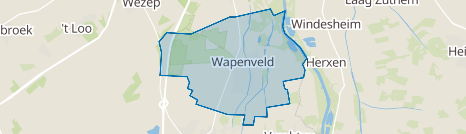 Wapenveld map